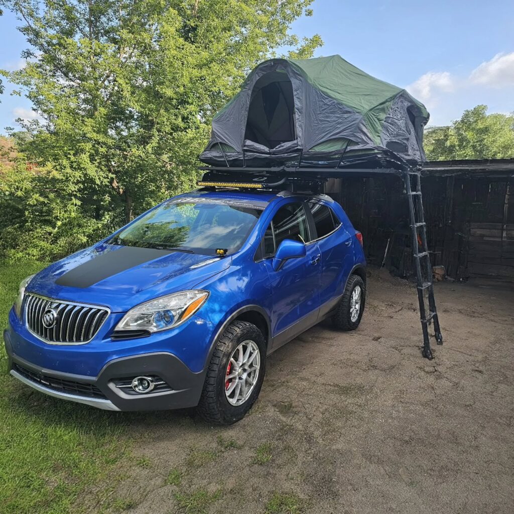 Buick Encore with C6 Outdoor Roof Top tent for overland style adventures