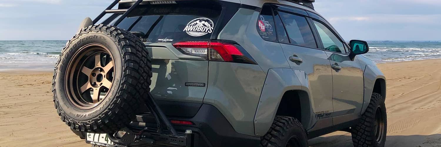 Off road crossover builds with AWD drivetrain