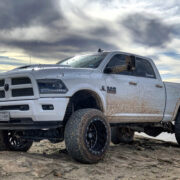 Lifted Ram truck on 37s - 37×13.50×22 Nitto Ridge Grapplers