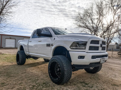 Meet the White Ghost – Lifted 2017 Dodge Ram 2500 Laramie on 37s ...