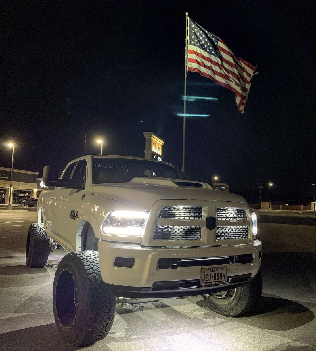 Dodge Ram custom LED headlights by Morimoto