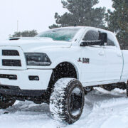 Lifted Cummins diesel truck