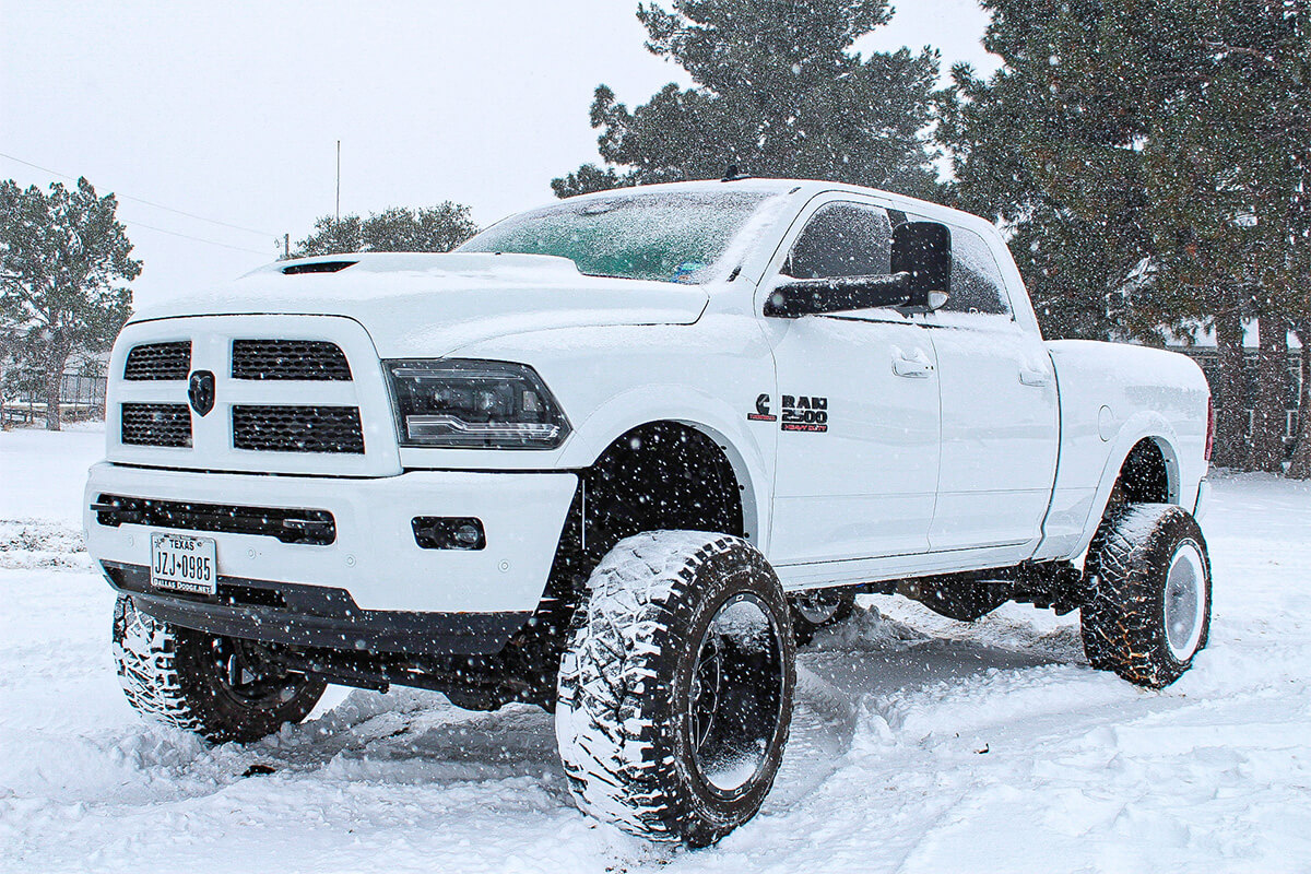 Meet the White Ghost – Lifted 2017 Dodge Ram 2500 Laramie on 37s ...