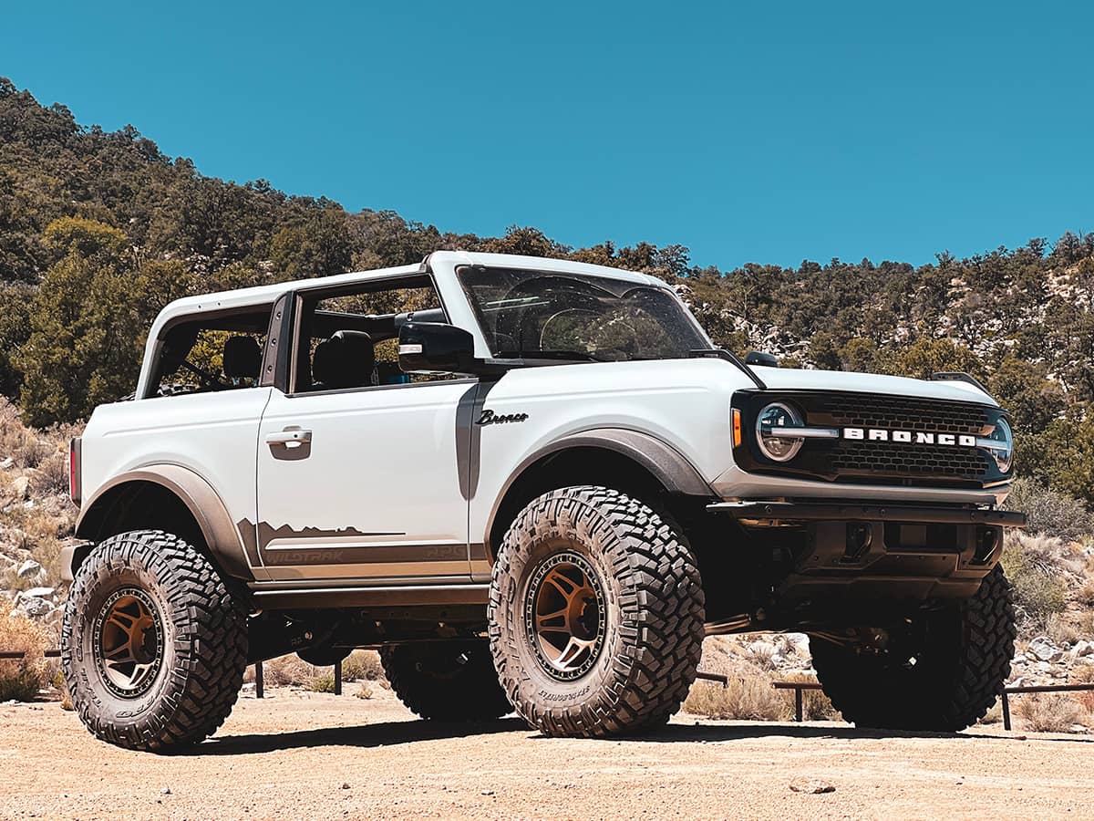 2-door ford bronco modified by a jeep guy - honest comparison
