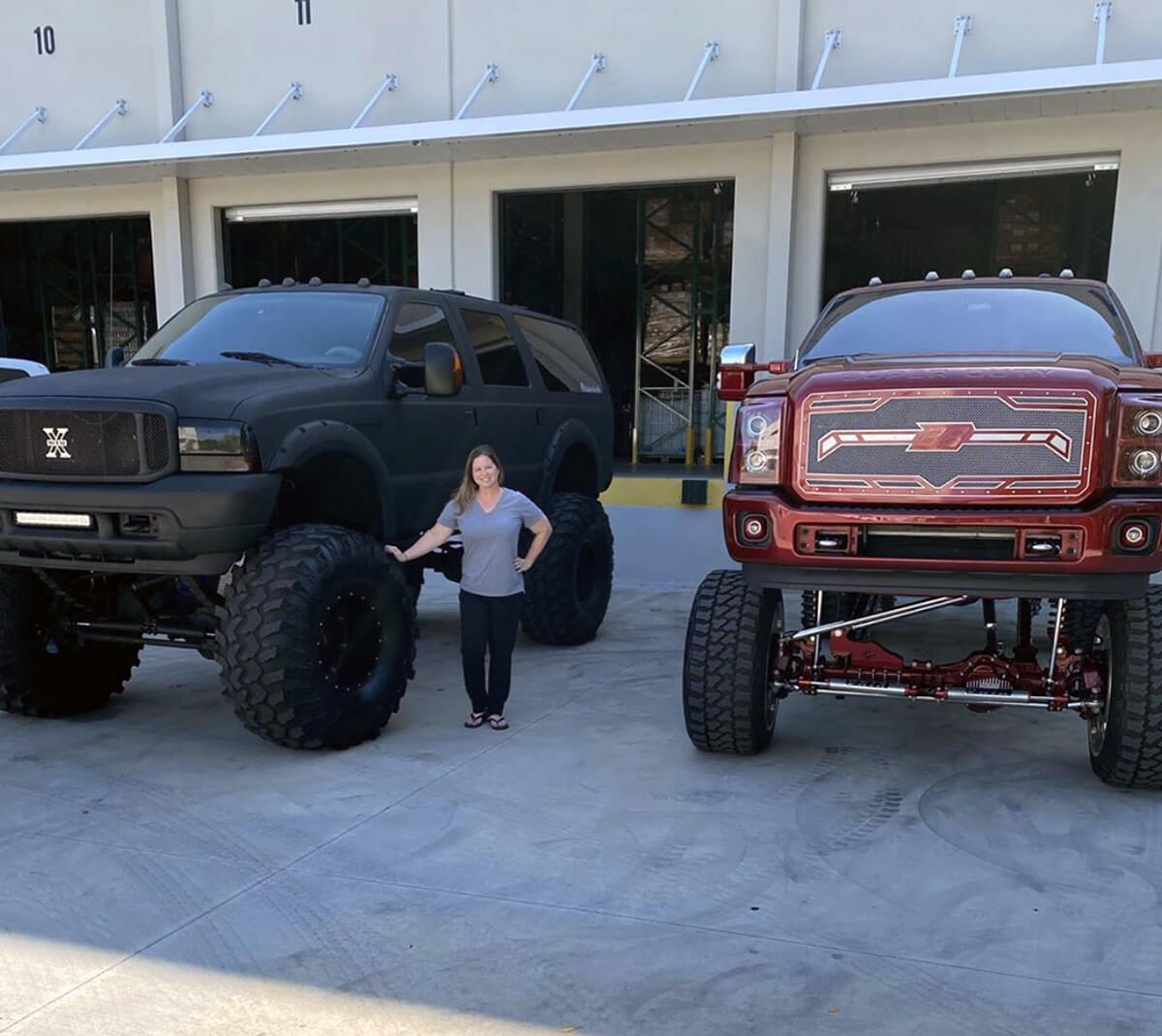 Matte Black Ford Excursion