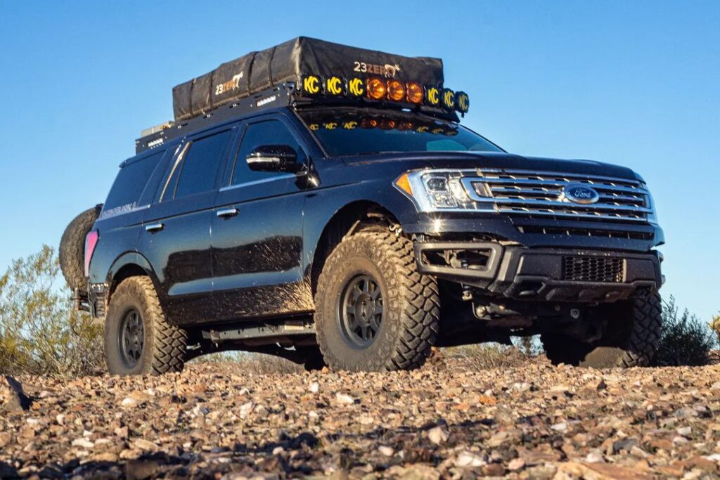 ford excursion overland setup