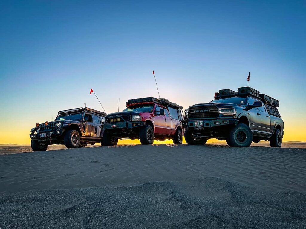 Overlanding in full-size trucks