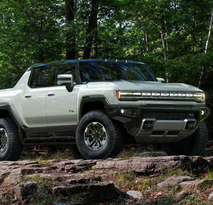 GMC Hummer EV lifted pickup truck