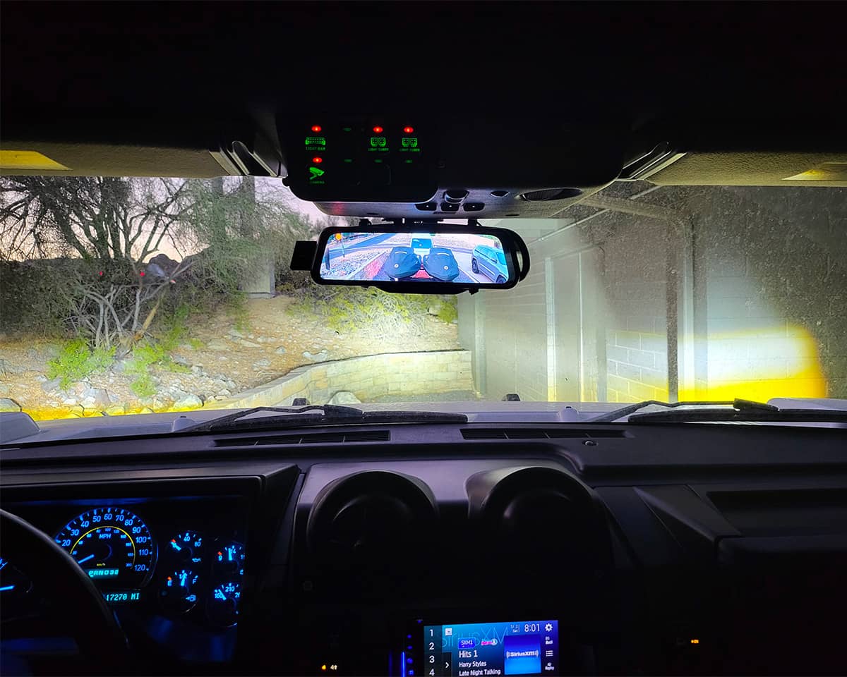 Hummer H2 rear view mirror