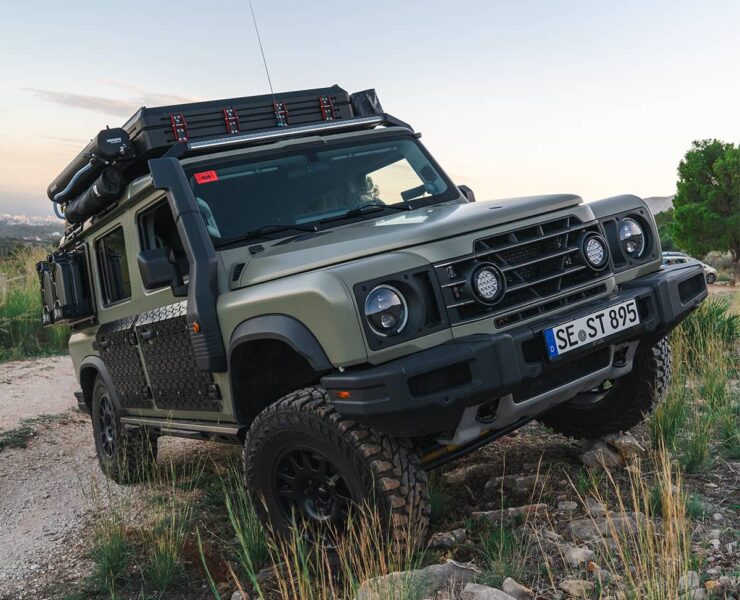 Ineos Grenadier off road build with overland accessories