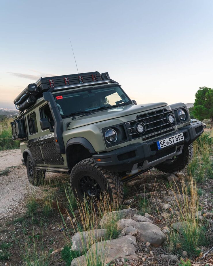 Ineos Grenadier off road build with overland accessories