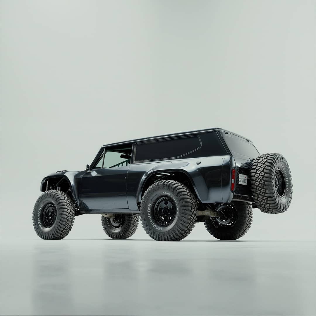 Lifted International Scout II baja truck