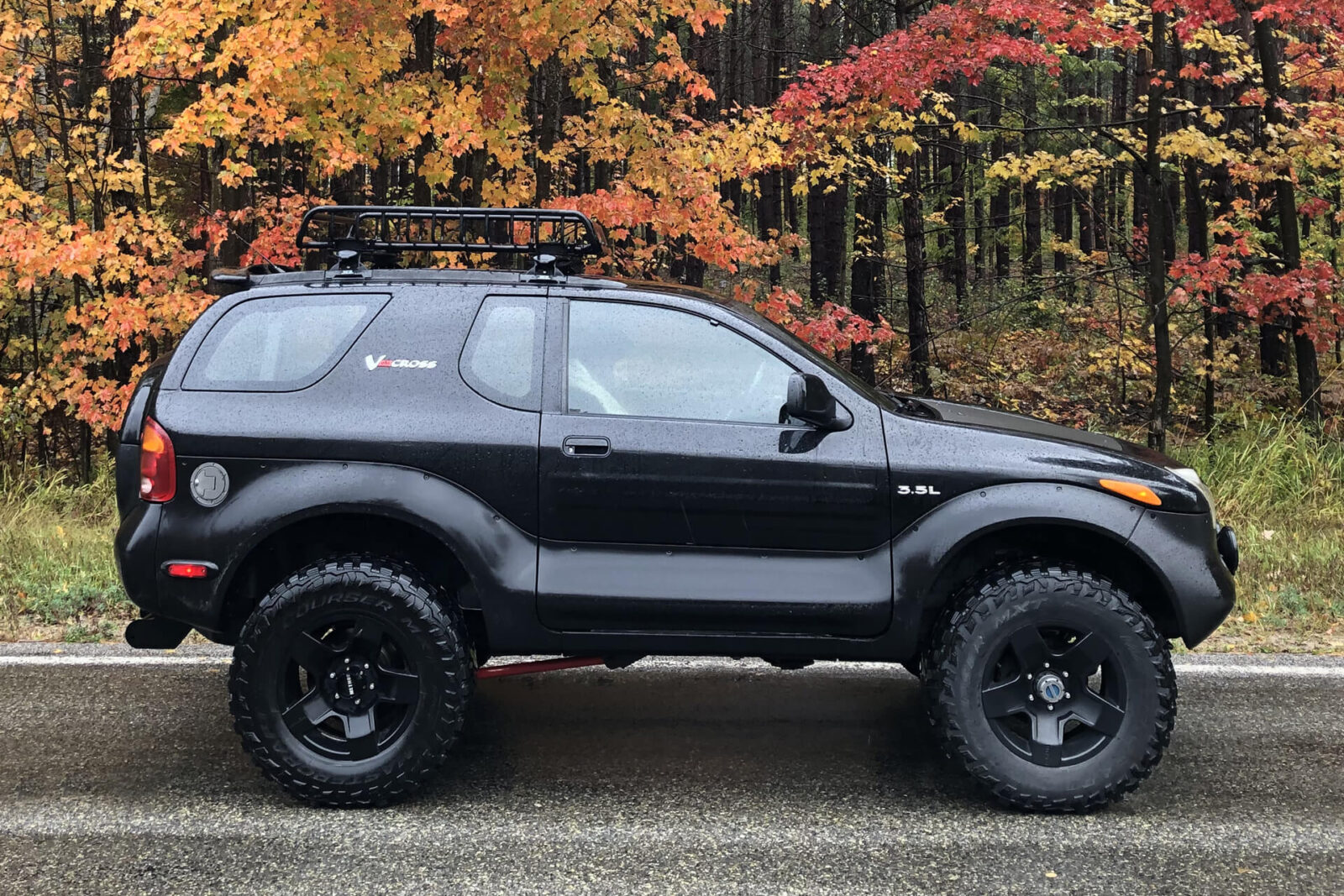 isuzu vehicross lift kit