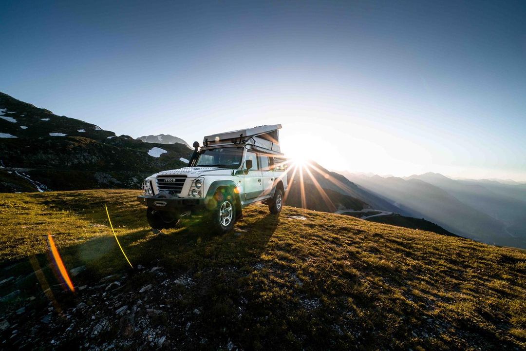 Iveco Massif Offroading in the mountains
