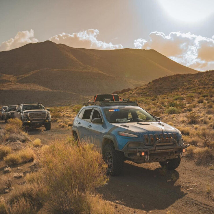 Prerunner-inspired Jeep Cherokee KL Off-road build with a 3-4” lift