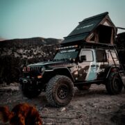Jeep Wrangler JL Rubicon overland build with a Zebra Roof Top Tent
