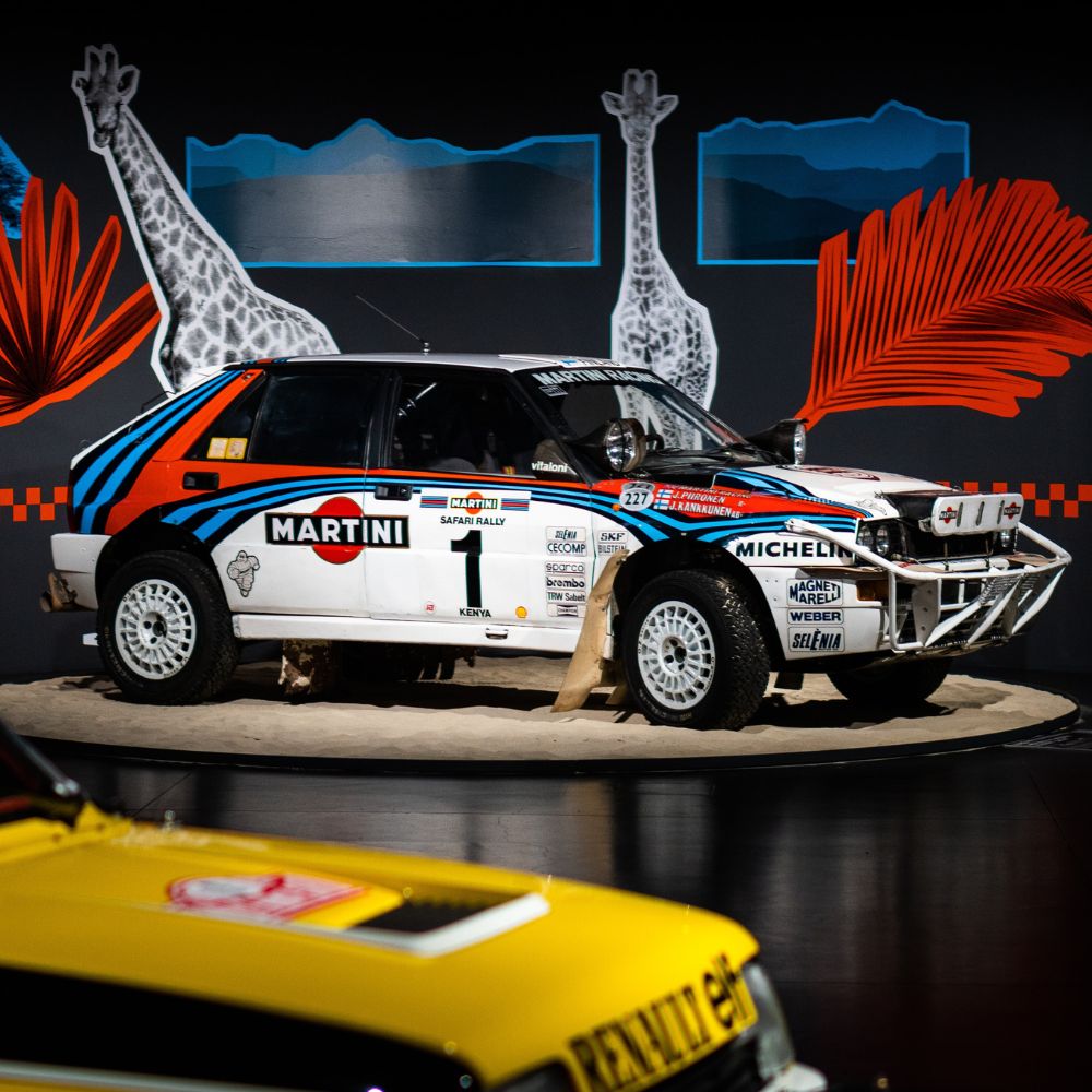 Lancia Delta Lifted Rally Car