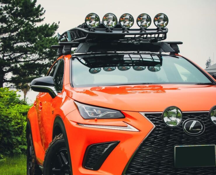 Lexus NX offroad mods and accessories - Thule Roof rack and IPS lights