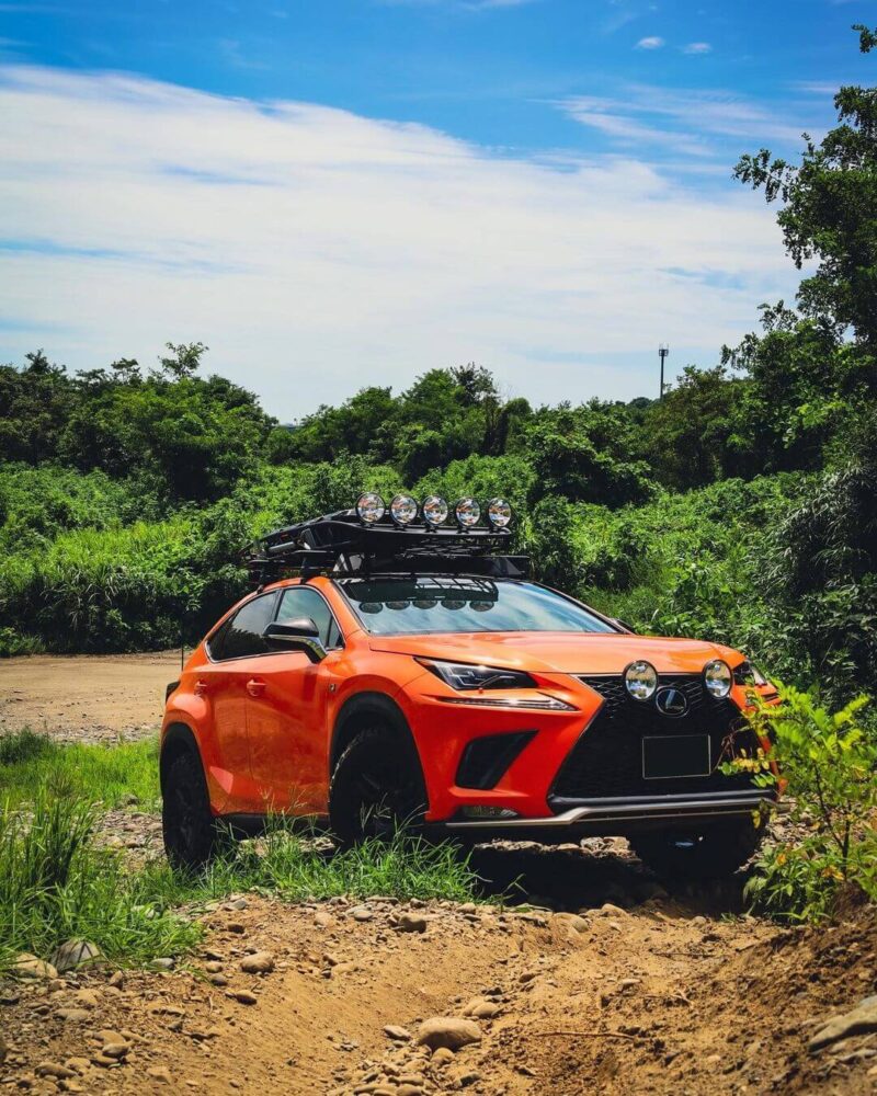 Lifted Lexus NX300 F-Sport With Off-road Mods and M/T Tires