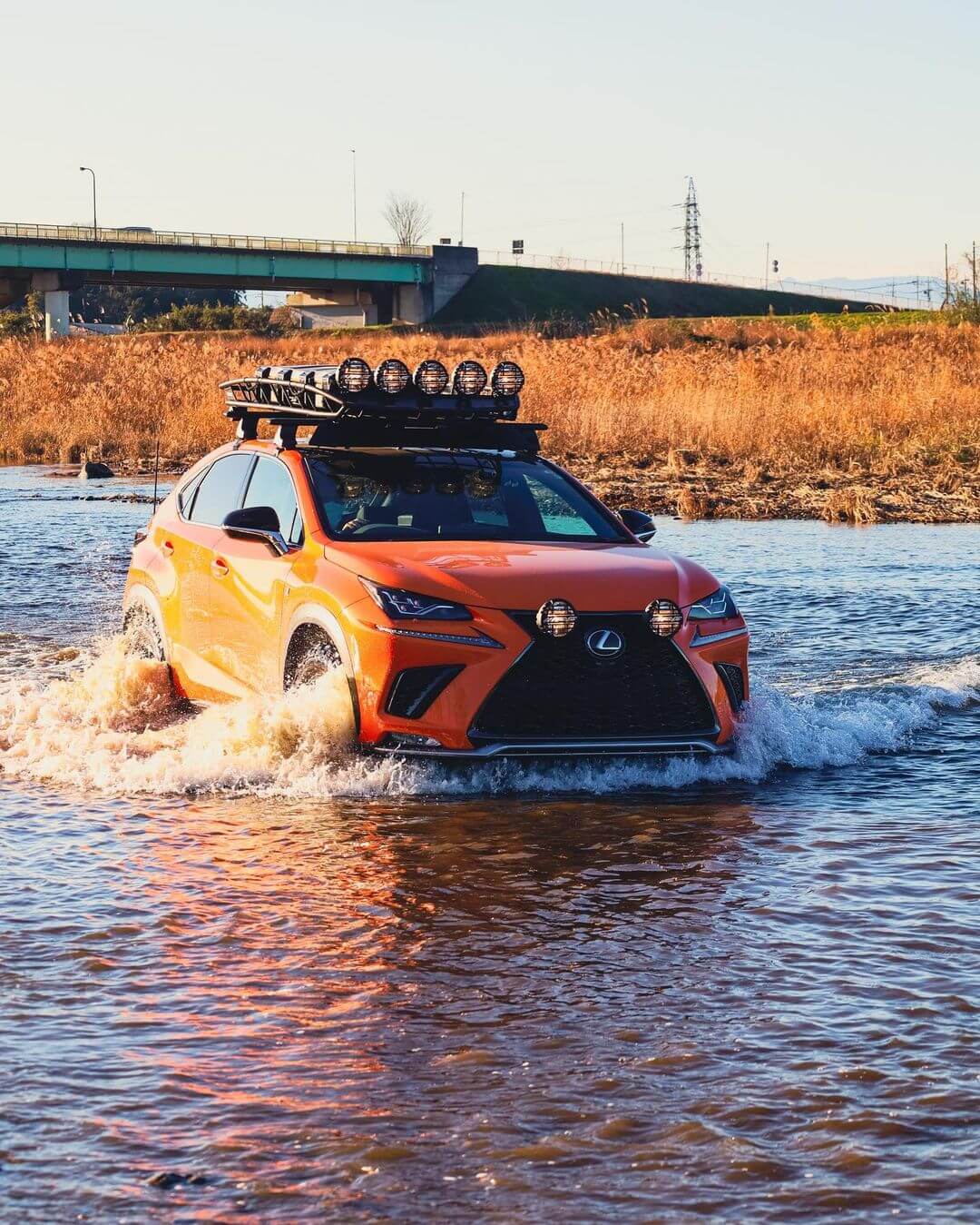 Lexus NX300 Offroad performance water fording