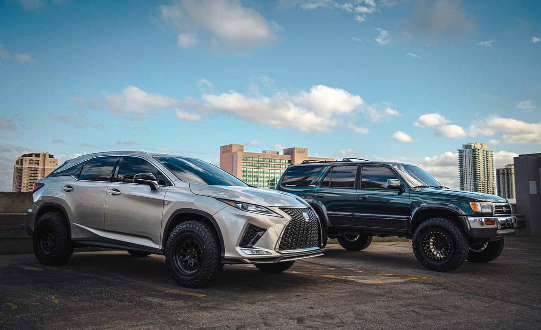 2022 Lexus RX350 with offroad mods and lifted suspension