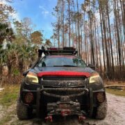 Chevy Equinox with a front winch bumper