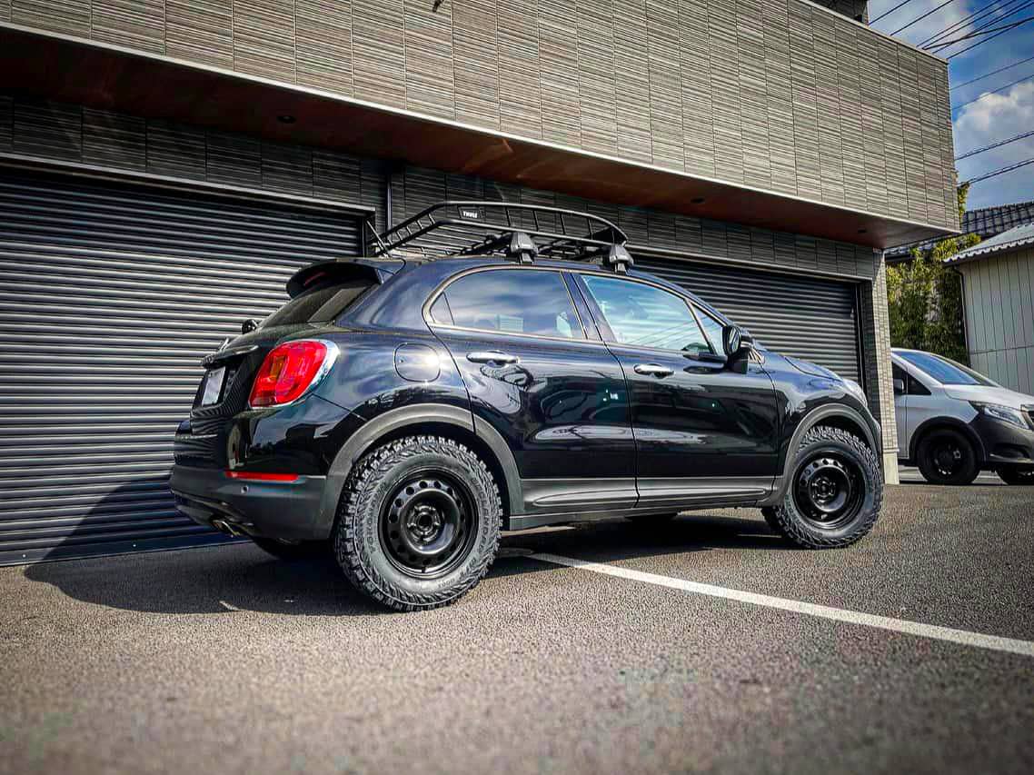 Lifted Fiat 500x With Off-road Mods and Yokohama M/T Wheels 