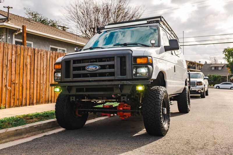 Ford E250 Overland Van Build with 4x4 Conversion & Lockers