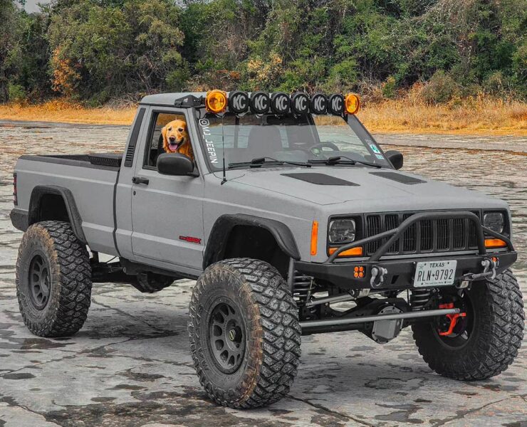 Jeep Comanche Prerunner build with KC Gravity Pro LED light bar