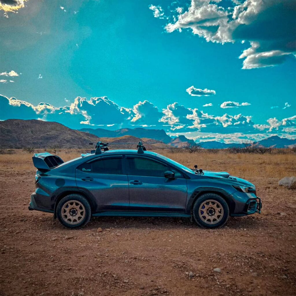 Subaru OEM crossbar roof rack