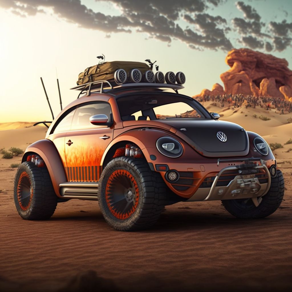 Lifted VW New Beetle Off-road Baja bug