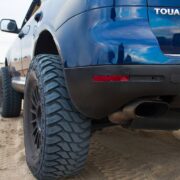 35" mud tires stick out quite a bit even with the Eurowise 3 inch lift kit