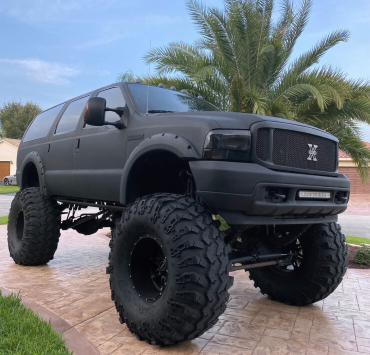 Lifted 2004 Ford Excursion Monster Truck On 49” Super Swampers