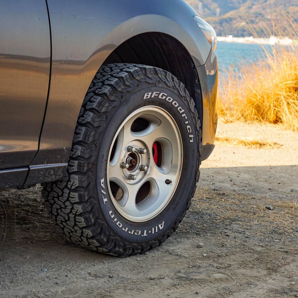 Mazda 6 on BF Goodrich tires and Ford Explorer rims