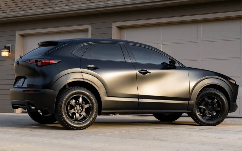 Lifted Mazda CX30 With Subtle Mods And A/T Off-road Wheels