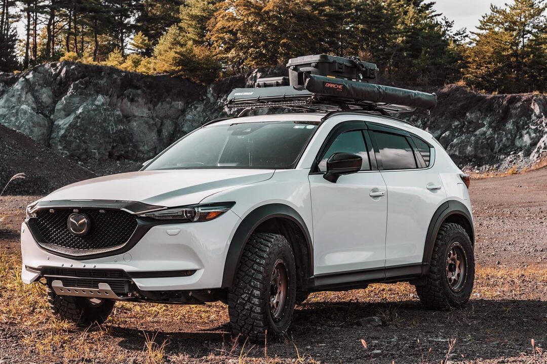 Lifted Mazda CX5 with overland style mods