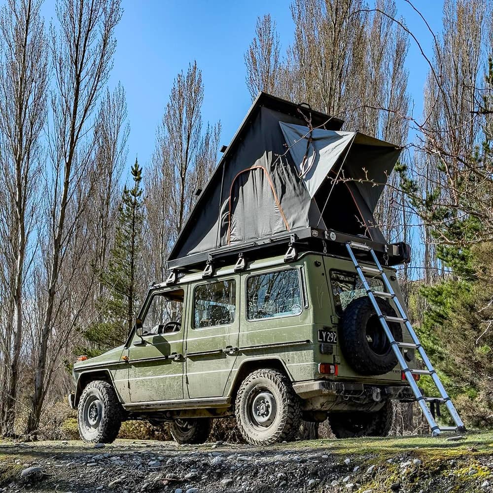 Mercedes G-Class with Alucab hardshell roof top tent