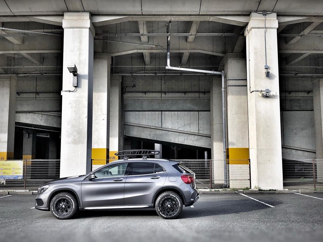 Mercedes GLA with overland style mods