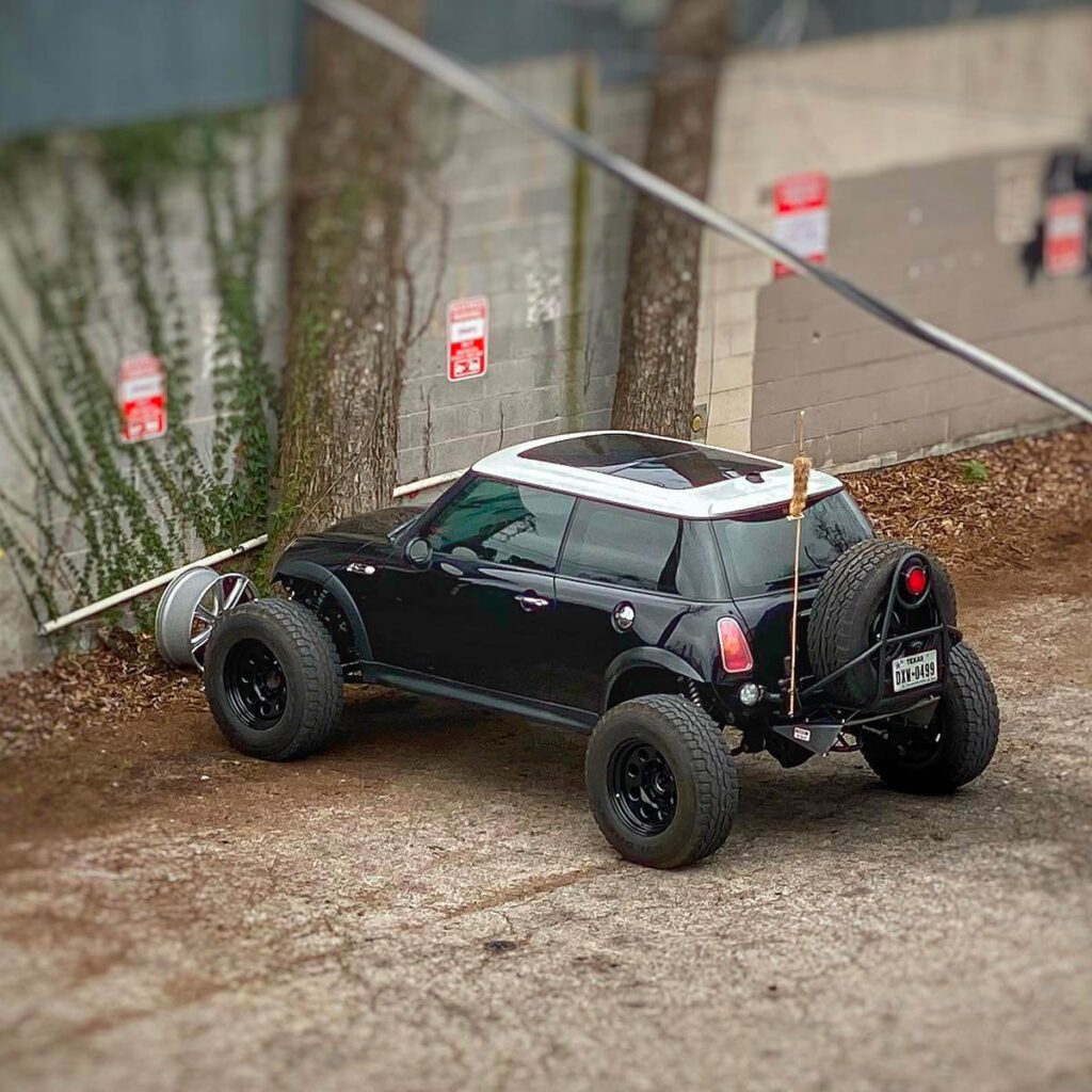 Mini Cooper prerunner off road build