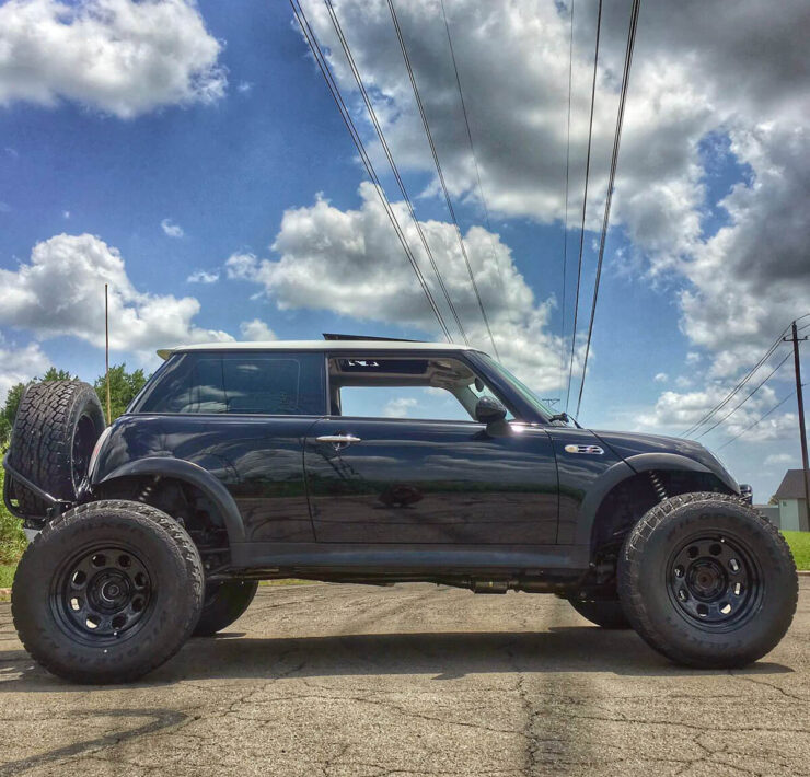 Lifted Mini Cooper off road build on 33" tires