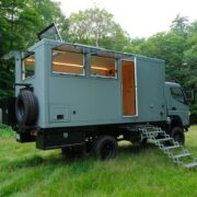 Mitsubishi Fuso 4x4 overland truck with camper