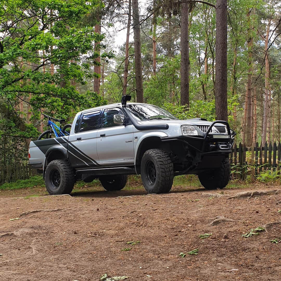 Mitsubishi L200 with a snorkel