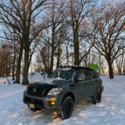 Nissan Armada 2nd generation off-roading