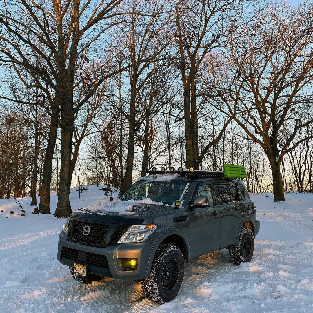 Nissan Armada 2nd generation off-roading