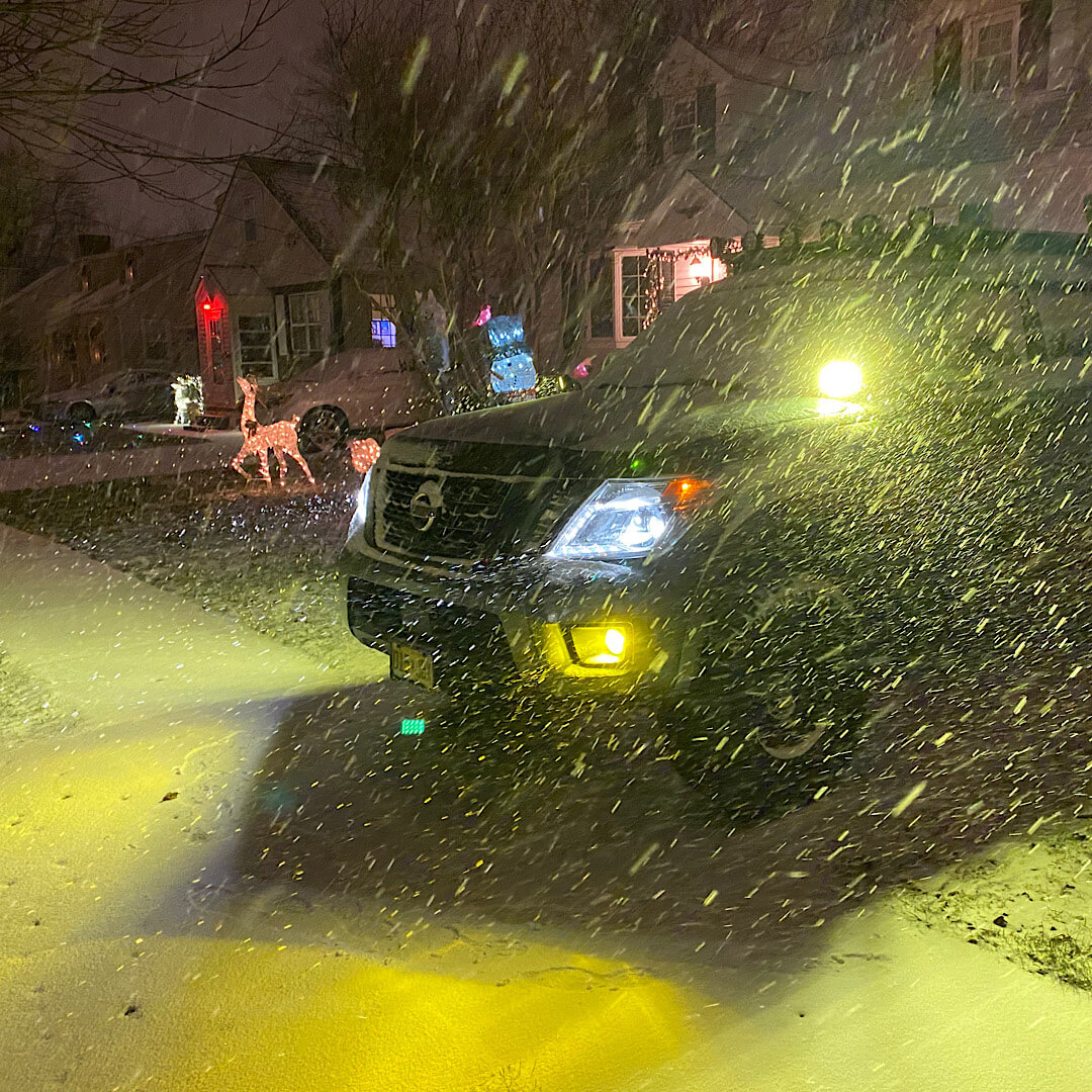 LED lights and yellow fogs