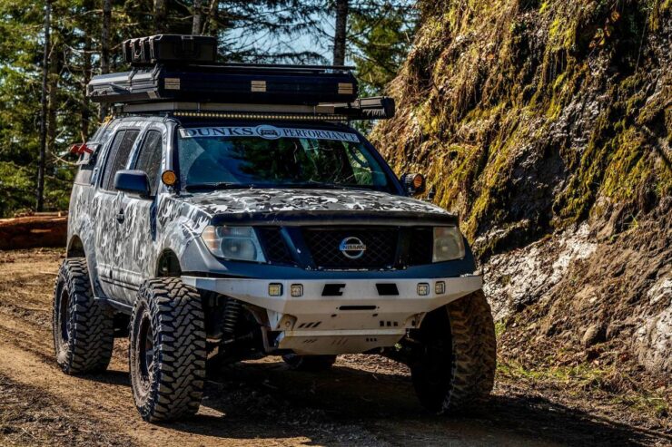 Nissan Pathfinder Overland Build on 35s with Titan Swap and 6