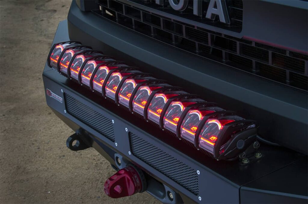 Adapt Off-road lights mount on the front bumper