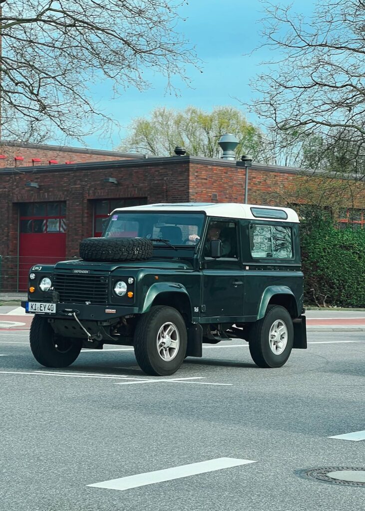 Land Rover Defender 90 - popular off-road vehicle in Europe