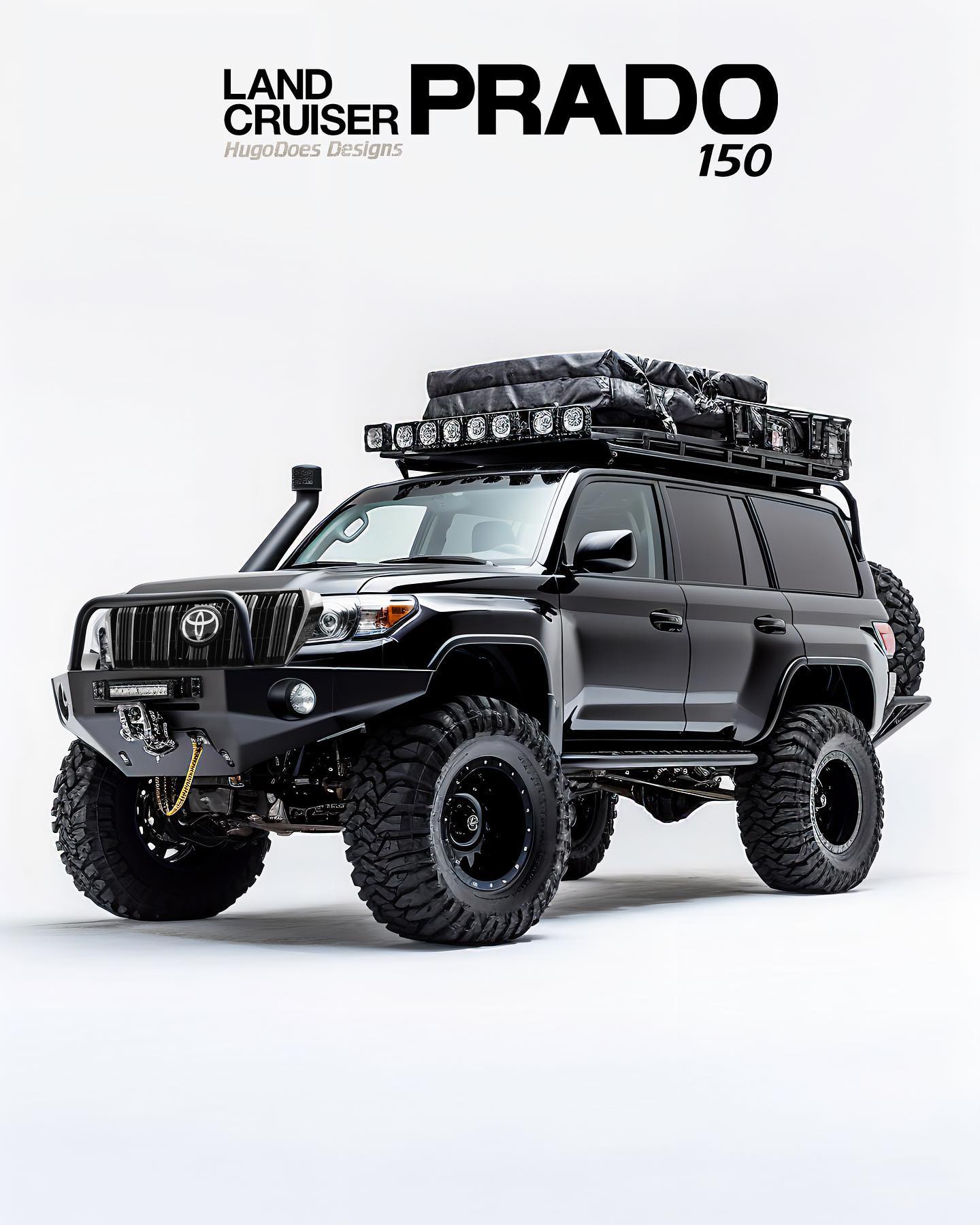 Toyota Land cruiser 79 with a prado 150 front end conversion and overland off-road upgrades