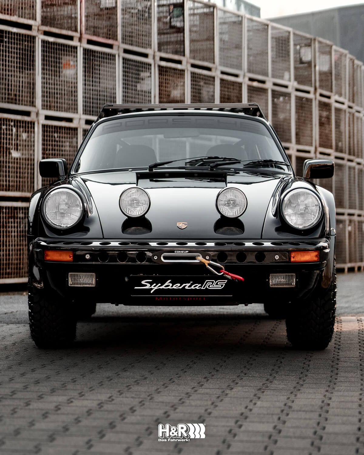 1986 Porsche 911 With offroad bumper and a winch